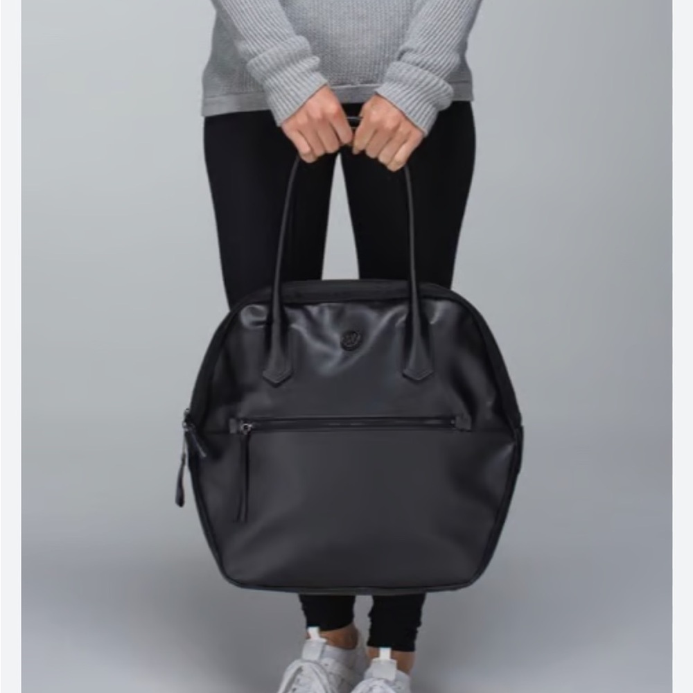 lululemon athletica happy hatha hour Tote Bag